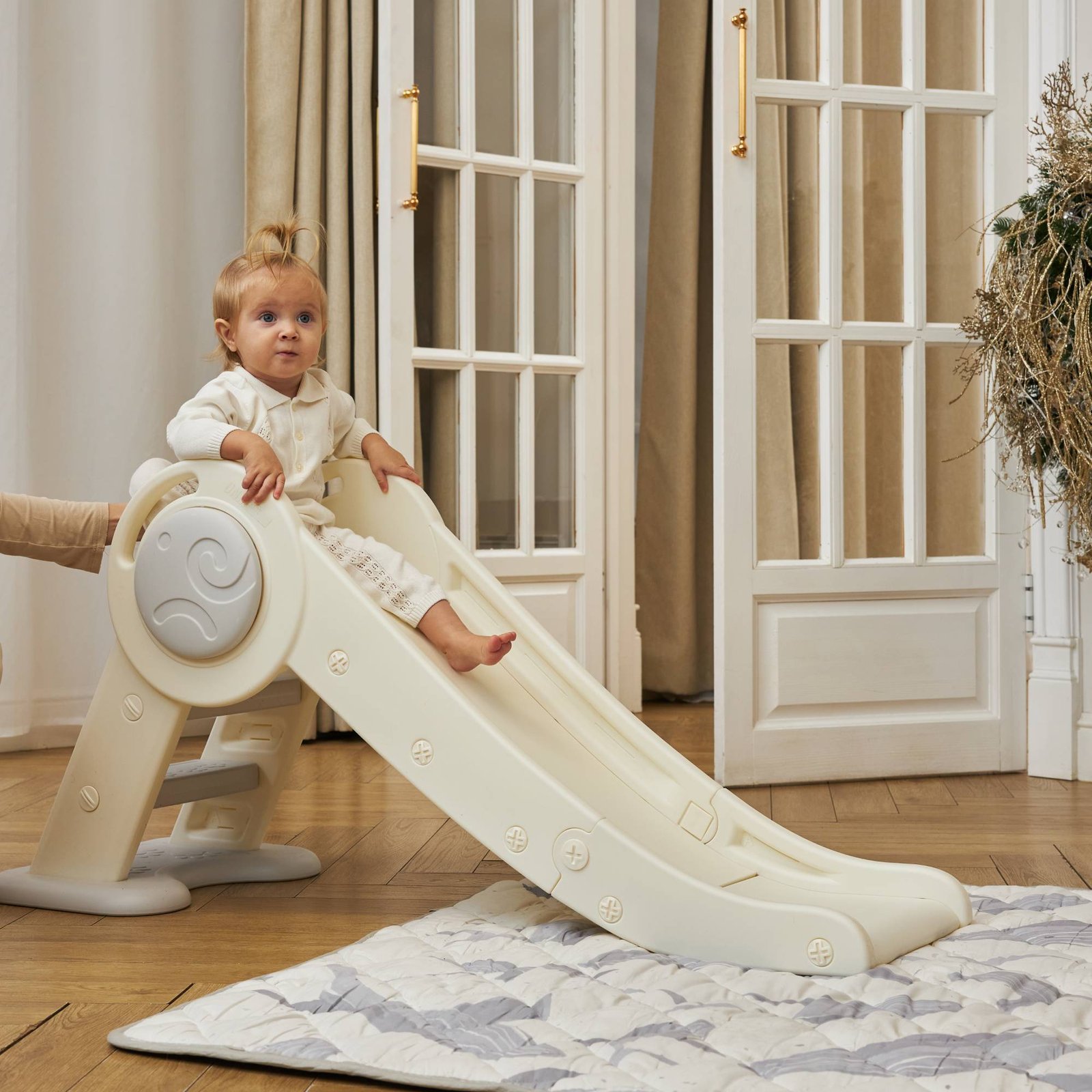 Горка UNIX Kids Baby Small / Малыш серый