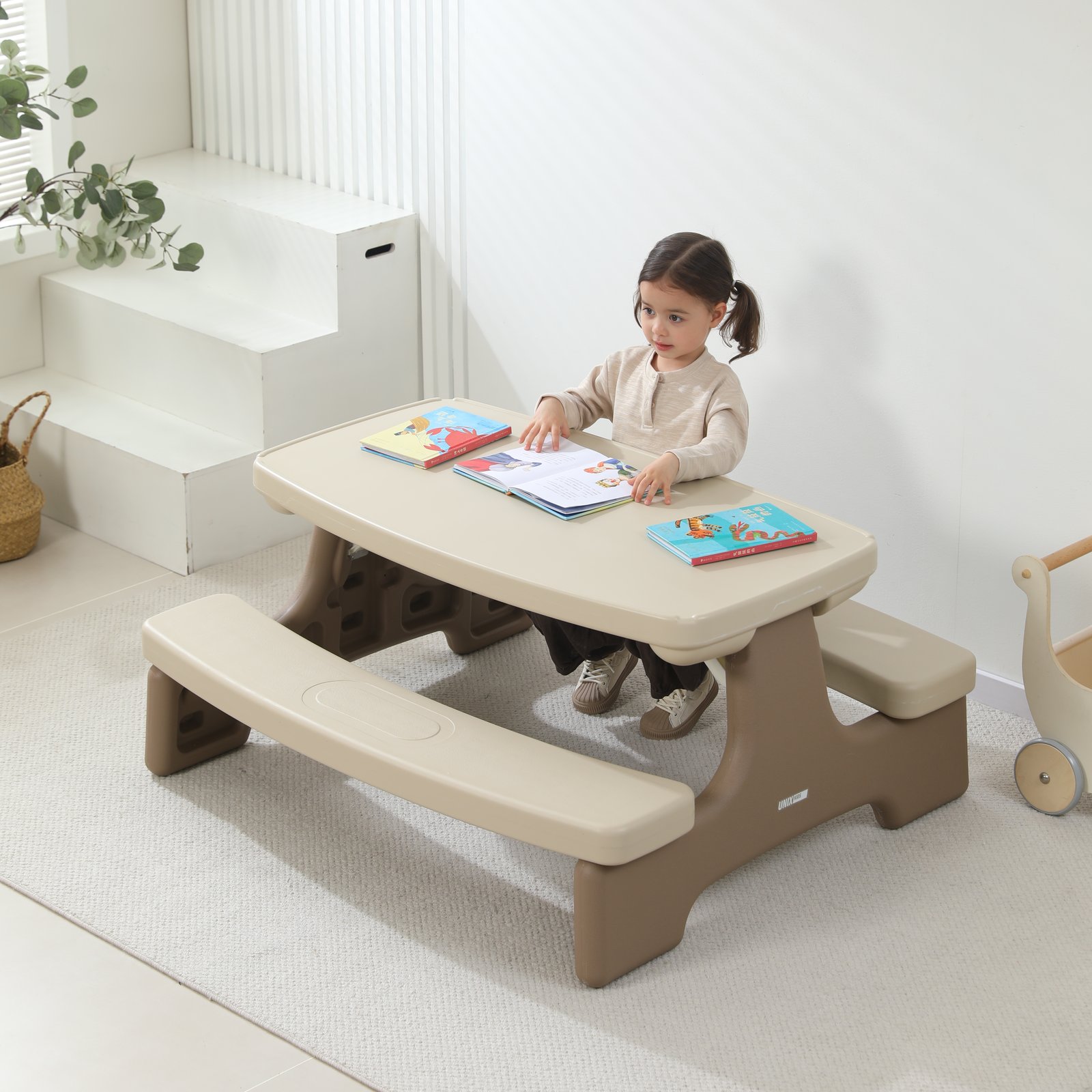 Стол садовый UNIX Kids Garden / Сад бежевый
