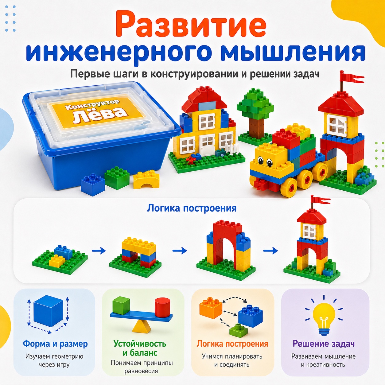 Конструктор Лёва для реализации инженерных проектов. Базовый набор