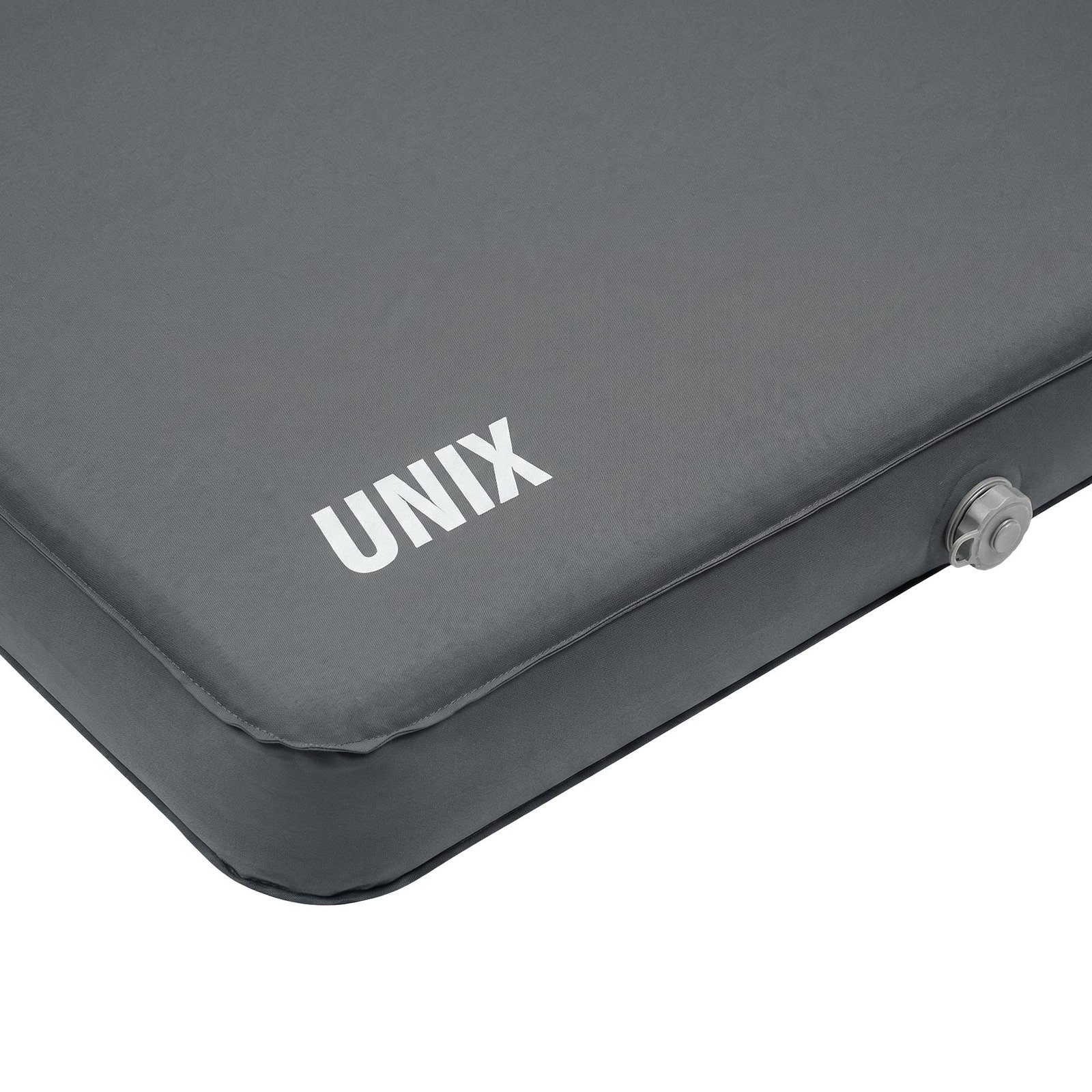 Матрас самонадувающийся UNIX Camp 195х80х10 см серый