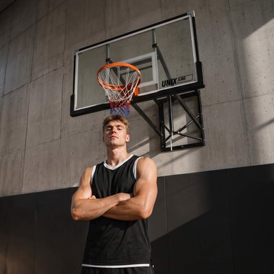 Баскетбольный щит регулируемый UNIX Line B-Backboard-PC 50"x32" (140 х 80 см) R45