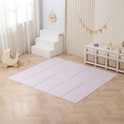Игровой коврик складной UNIX Kids Simple / Простой 180x200 серый