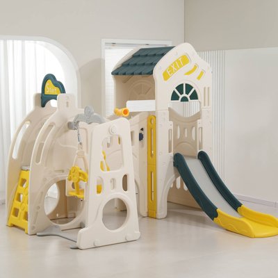 Игровой комплекс UNIX Kids Playhouse / Игровой домик с горкой и качелями