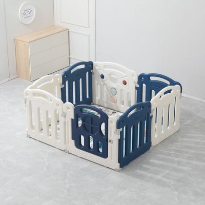 Манеж UNIX Kids Classic / Классик 126x120 см синий