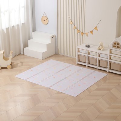 Игровой коврик складной UNIX Kids Simple / Простой 150x180 серый