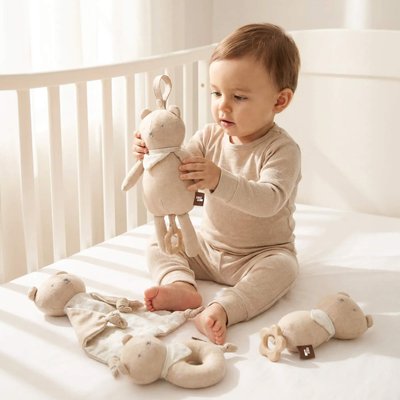 Набор игрушек для малышей UNIX Kids Cotton Bear / Хлопковый медведь