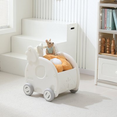 Тележка UNIX Kids Elephant / Слон белый