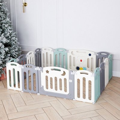Манеж UNIX Kids Simple / Простой 188x151 см цветной