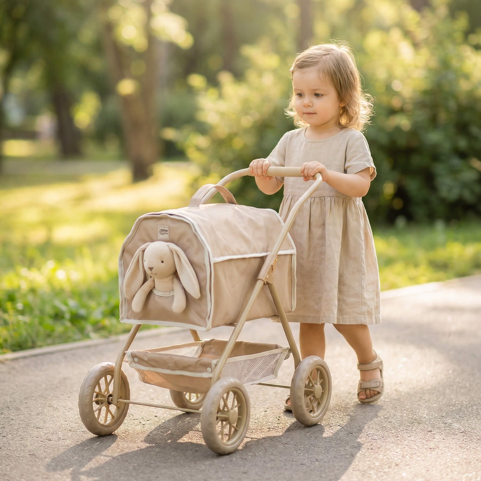 Коляска для кукол UNIX Kids Pet Doll / для животных бежевый