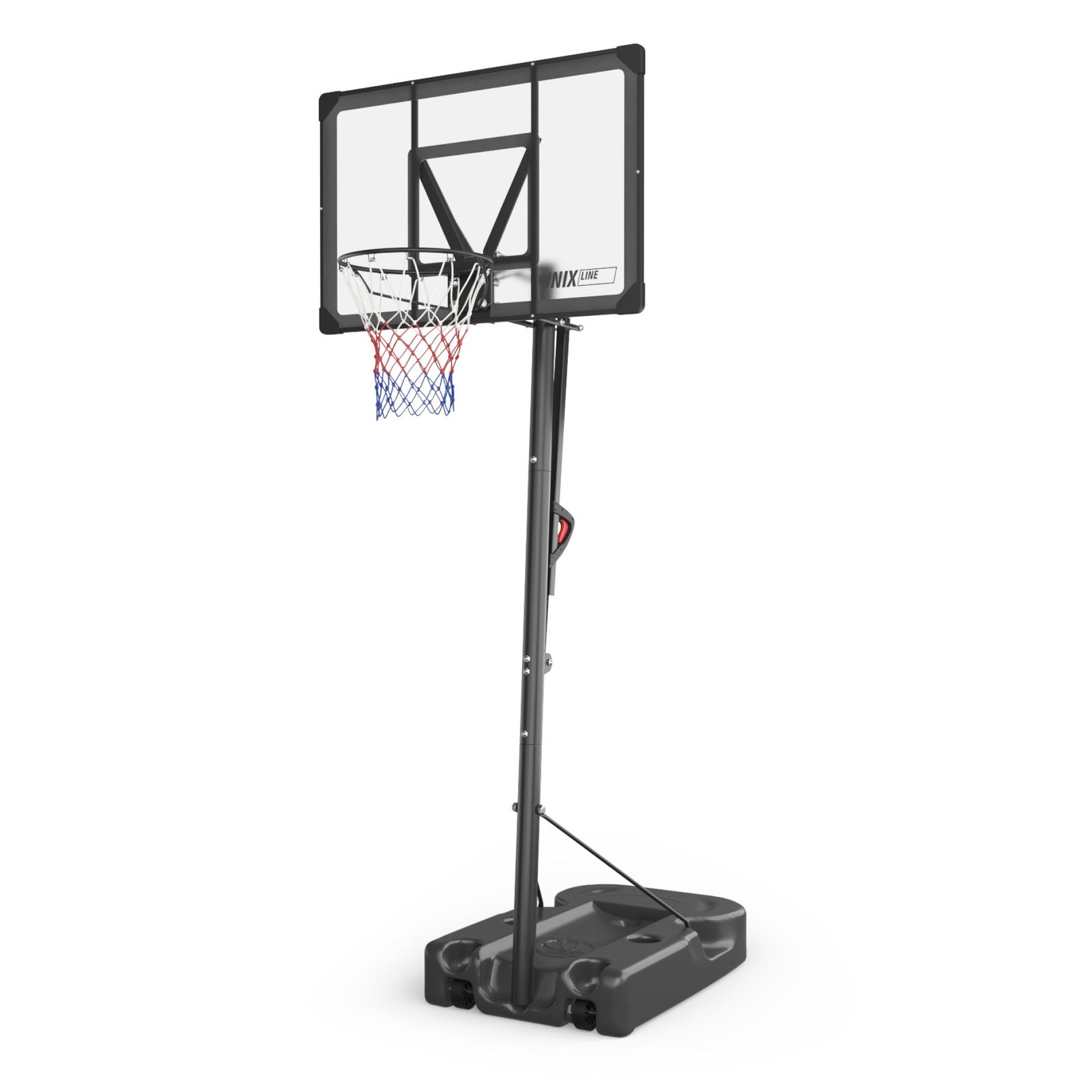 Баскетбольная стойка UNIX Line B-Stand-PC 48"x32" (120 х 80 см) R45 H230-305 см